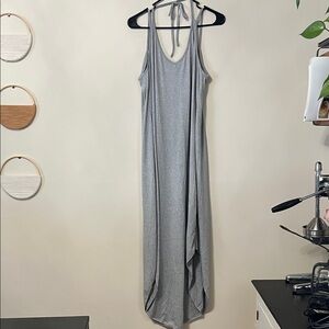 Strappy Gray Maxi Dress